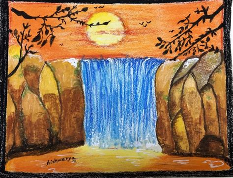 Waterfall Painting | Curious Times