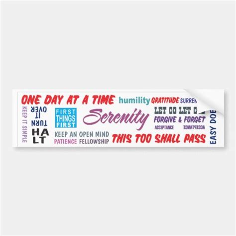 aa slogans bumper sticker car bumper sticker | Zazzle