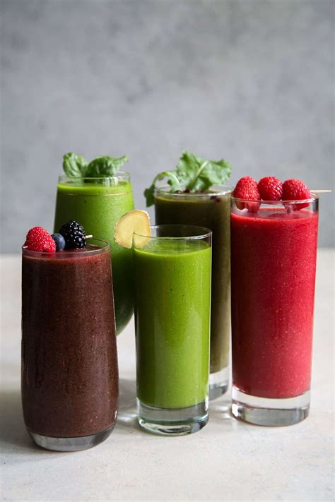 5 Fruit and Veggie Smoothies- The Little Epicurean