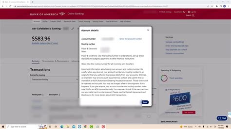 How to Find Your Bank of America Account and Routing Number - YouTube