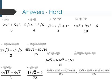 PPT - Expanding Brackets with Surds and Fractions PowerPoint ...