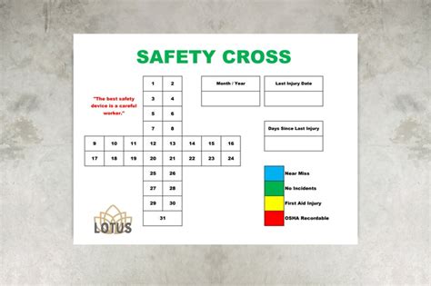 Safety Cross Template, Recordable Incident Tracker, Editable Microsoft ...