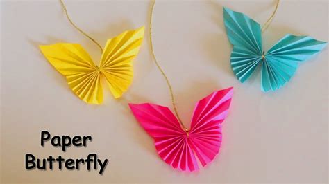 EASY Paper Butterfly | Origami Butterfly | Easy Paper Crafts | DIY ...