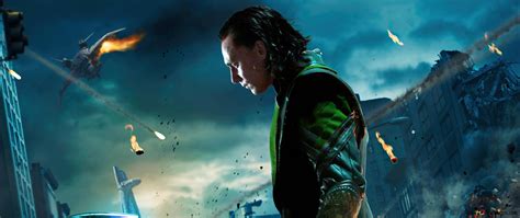 Loki With His Space Stone Sword And Destroying Building 4K wallpaper ...