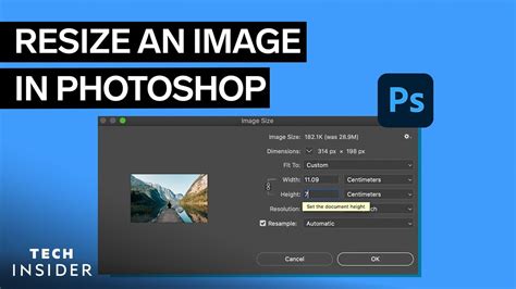 How to resize photo in photoshop - osengo