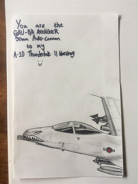 A handmade Valentine’s Day card shows how much you care : r/AirForce