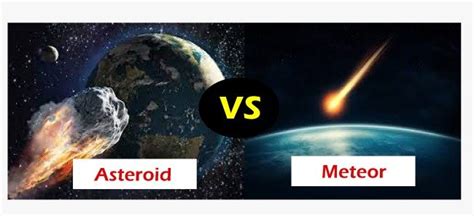 Difference between Asteroid and Meteor | Online Tutorials Library List ...