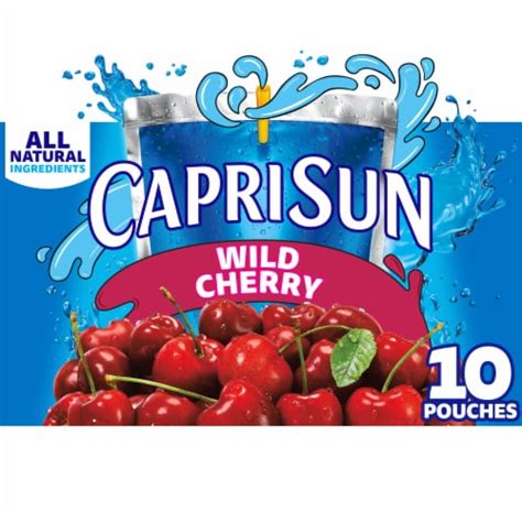 Capri Sun Wild Cherry Juice Box Pouches, 10 ct - King Soopers