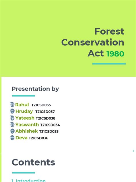 Forest Conservation Act Final Final | PDF | Forests | Nature