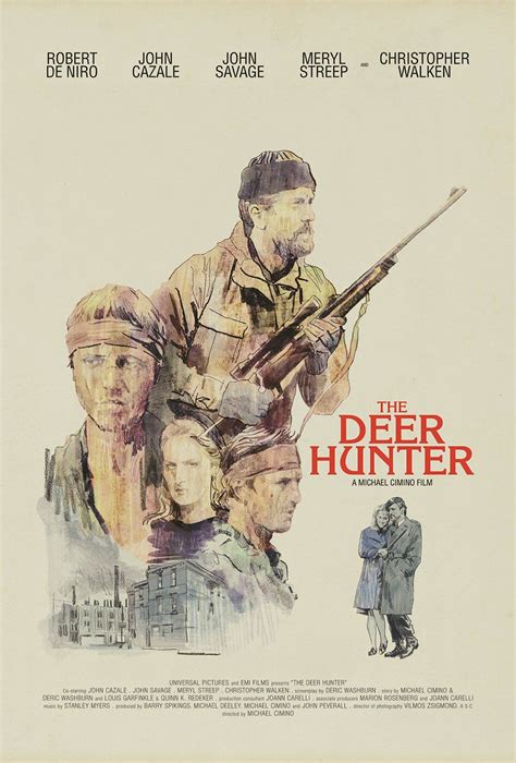 The Deer Hunter | Old movie posters, Hunter movie, Film posters art