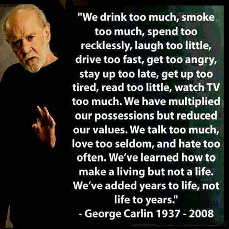 George Carlin and others' great quotes | Inspirational quotes ...