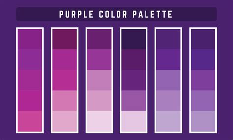 Purple Color Palette Vector Art, Icons, and Graphics for Free Download