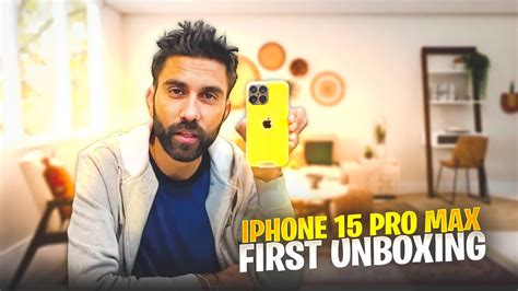 UNBOXING IPHONE 15 PRO MAX 😱🔥 - YouTube