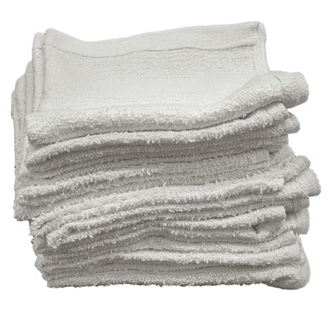 12 Pack - 12 x 12 White Cotton Value Washcloth Rags | Spa Painting ...