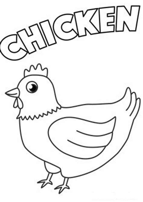 Chicken Sheets Printable A4 Coloring Pages