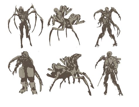 Dead Space Necromorph Concept Art