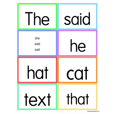 CreatePrintables - Flashcard Template Free, flash cards - okgo.net