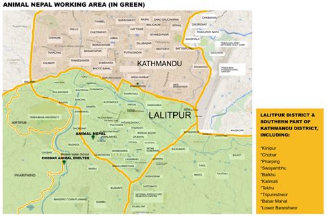 Lalitpur Map - Nepal