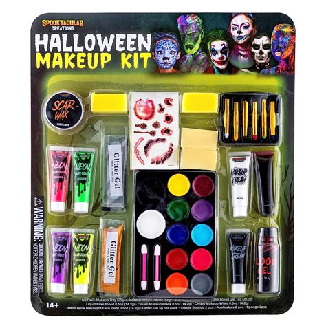 Halloween Makeup Kit with Glow in the Dark Face Cream- SPOOKTACULAR ...