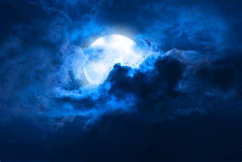 Image Gallery moonlit night sky