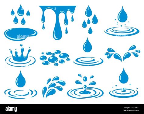 Cartoon water drop splash Stock Vector Image & Art - Alamy