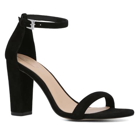 Aldo Cicci Ankle Strap High Heel Sandals in Black | Lyst