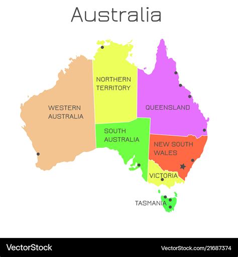 Deset Zasahovat Přísně australia provinces map Larry Belmont dlaždice Kabát