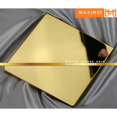 A3 | Acrylic MIRROR GOLD 2mm Custom Sheet/Piece (Acrylic Sheet ...