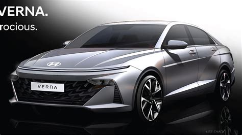 2023 Hyundai Verna exterior design officially unveiled - Overdrive