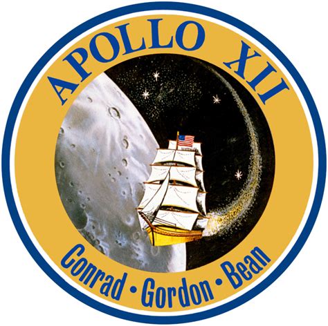 Apollo 12 Mission Patch - NASA Apollo Program Photo (39435135) - Fanpop