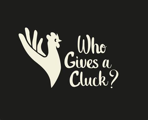 The 'Who Gives A Cluck' Unisex Organic Cotton Long Tee - Who Gives a Cluck