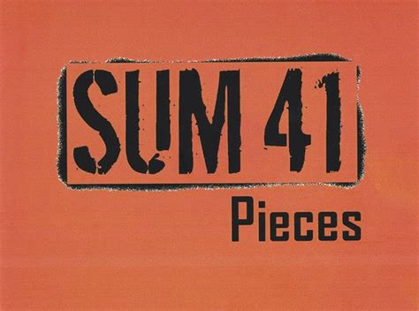 Sum 41 - Pieces текст