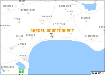 Dhekelia Cantonment (Cyprus) map - nona.net