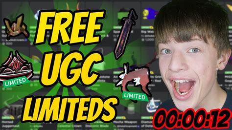 🔴LIVE ROBLOX FREE UGC LIMITEDS - COUNTDOWNS AND LINKS - YouTube