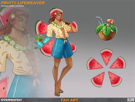 Lifeweaver fanmade skin. Fruity by Latterika on DeviantArt