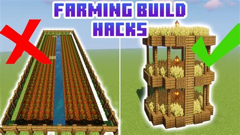 How to Build AWESOME Farms in Minecraft! - YouTube