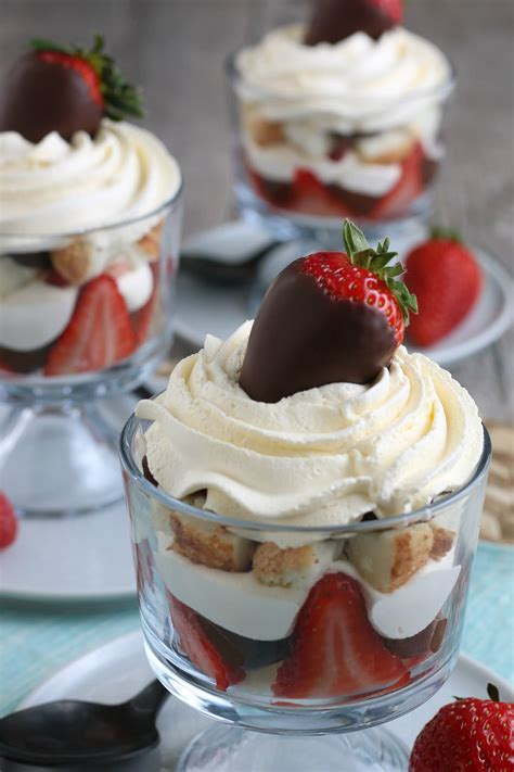 Chocolate Strawberry Trifle Dessert Recipe - A Few Shortcuts