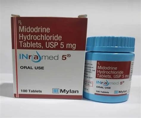 Midodrine Hydrochloride Tablets at Rs 700/stripe | Anti Cancer Tablets ...