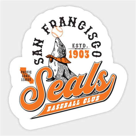 San Francisco Seals - Minor League Baseball - Sticker | TeePublic