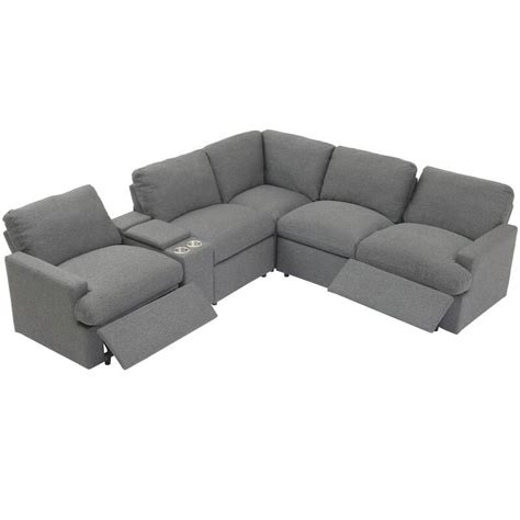 104'' Power Recliner Reclining Sectional Sofa with Storage Box, Cup ...