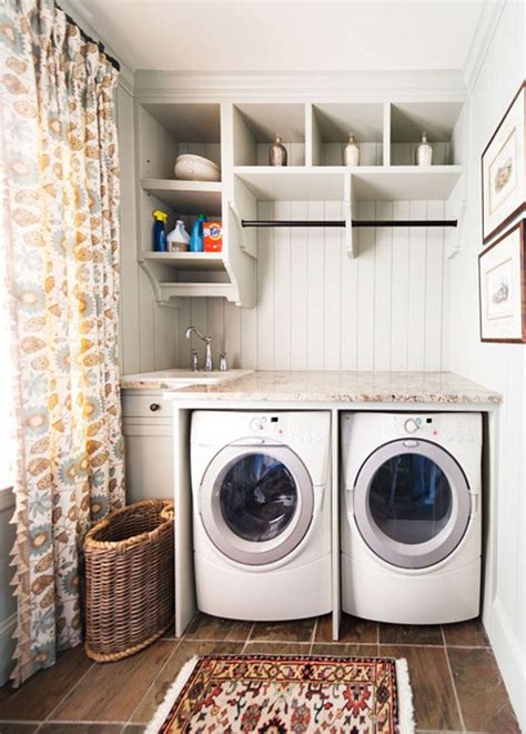 Wood Laundry Room Organization Cabinets - Ideas Home Interior