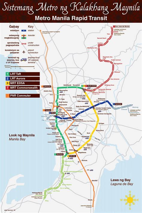 Metro Manila Rapid Transit [oc][1728x2592] : r/MapPorn