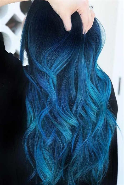 blue hair color ideas - Tameka Valdes