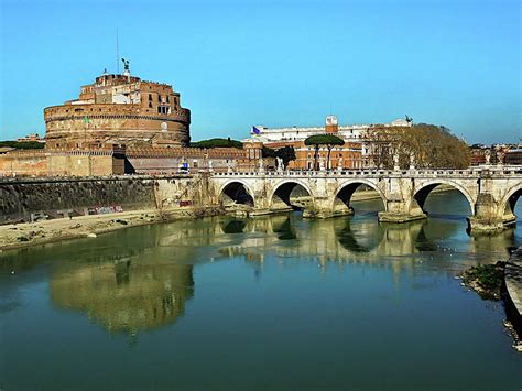 Castel Sant Angelo and Bridge of Angels Photograph by Lyuba Filatova ...