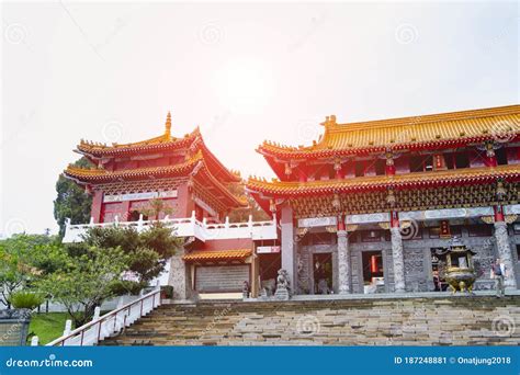 Wenwu Temple Famous Landmark at Sun Moon Lake at Nantou Taiwan Stock ...