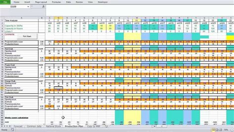 40 Creative Production Schedule Template In Excel Now with Production ...