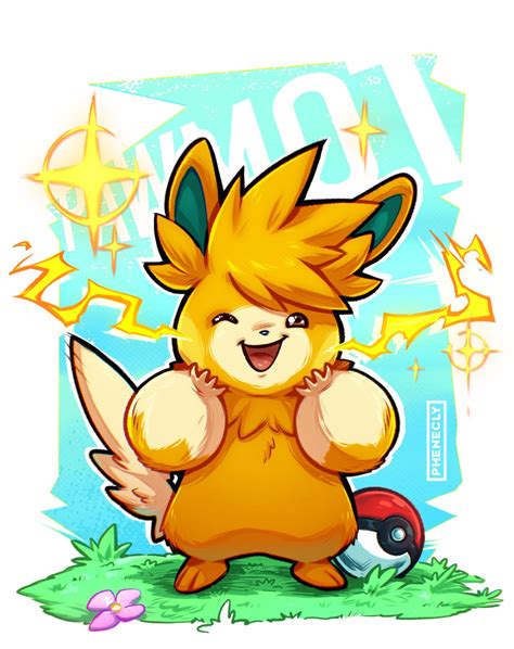 Pokemon Pawmot Fanart by phenecly on DeviantArt