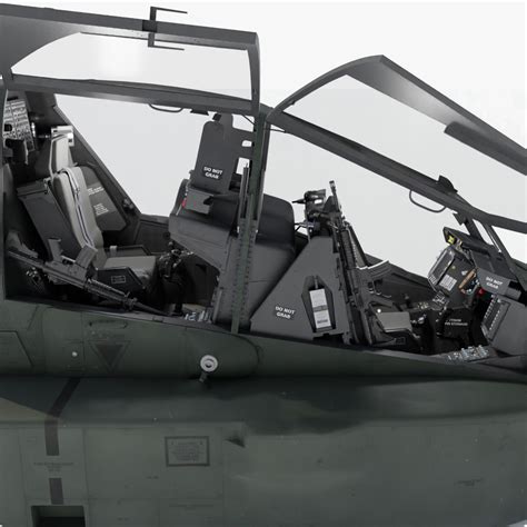 3D Boeing AH-64D Apache Cockpit High Detail model - TurboSquid 1976731