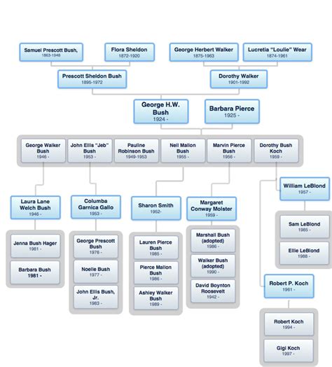 Bush Family Tree