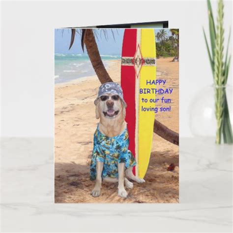 Customizable Funny Son Birthday Card | Zazzle.com